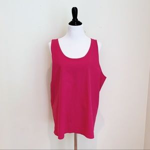 Authentic Neon Pink 80’s Aerobic Workout Tank